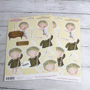 Gapchinska Ukraine Scrapbook Die Cut Paper Dolls Decoupage Sheets Lot